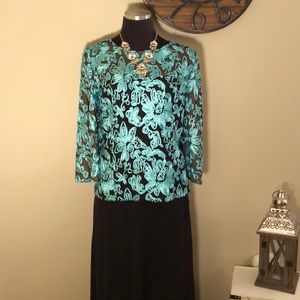 light blue dressy top